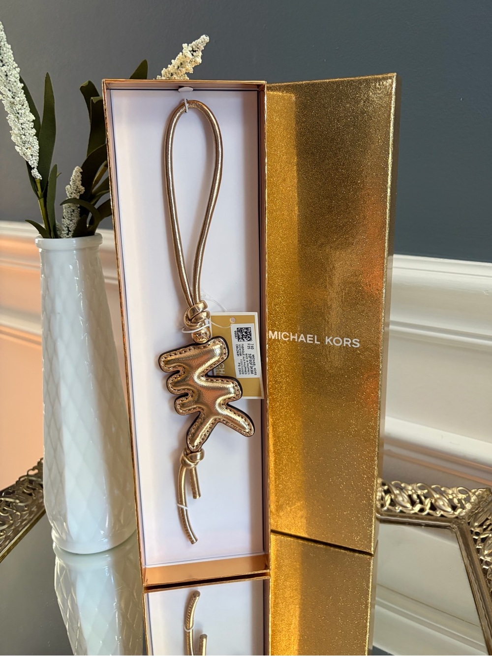Michael Kors Bubble Charm Bag Charm-Gold